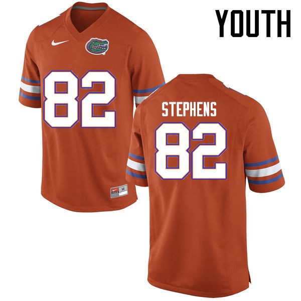 NCAA Florida Gators Moral Stephens Youth #82 Nike Orange Stitched Authentic College Football Jersey IKR2064GP